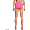 image:imageLands End Womens Chlorine Resistant Pinchless High Waisted Bikini BottomsPink Azalea