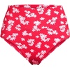 image:imageLands End Womens Chlorine Resistant Pinchless High Waisted Bikini BottomsStrawberry Tossed Floral