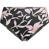 image:imageLands End Womens Chlorine Resistant Pinchless High Waisted Bikini BottomsTropic FloralRich Olive