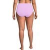image:imageLands End Womens Chlorine Resistant Pinchless High Waisted Bikini BottomsWild Lilac