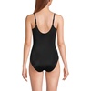 image:imageLands End Womens Chlorine Resistant Scoop Neck High Leg Tugless Tank Thin Strap One Piece Swimsuit AdjustableBlack