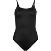 image:imageLands End Womens Chlorine Resistant Scoop Neck High Leg Tugless Tank Thin Strap One Piece Swimsuit AdjustableBlack