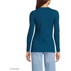 image:imageLands End Womens Cotton Rib Knit TShirtBaltic Teal