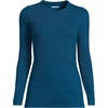 image:imageLands End Womens Cotton Rib Knit TShirtBaltic Teal