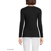 image:imageLands End Womens Cotton Rib Knit TShirtBlack