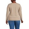 image:imageLands End Womens Cotton Rib Knit TShirtCanyon Camel Tiny Stripe