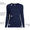 image:imageLands End Womens Cotton Rib Knit TShirtDeep Sea Navy