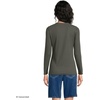 image:imageLands End Womens Cotton Rib Knit TShirtForest Moss