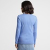 image:imageLands End Womens Cotton Rib Knit TShirtMuted CobaltSky Stripe