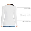 image:imageLands End Womens Cotton Rib Knit TShirtWhite