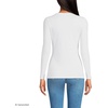 image:imageLands End Womens Cotton Rib Knit TShirtWhite