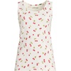 image:imageLands End Womens Cotton Tank Top  100 Cotton Interlock Wide Straps Modest Armholes Prewashed MidHip Length Layering Petite and PlusCompass RedCherries