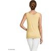 image:imageLands End Womens Cotton Tank Top  100 Cotton Interlock Wide Straps Modest Armholes Prewashed MidHip Length Layering Petite and PlusPale Sunbeam Yellow