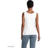 image:imageLands End Womens Cotton Tank Top  100 Cotton Interlock Wide Straps Modest Armholes Prewashed MidHip Length Layering Petite and PlusWhite
