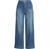 image:imageLands End Womens Denim High Rise Extra Wide Leg Crop JeansIndigo Tide Blue