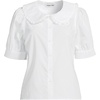 image:imageLands End Womens Easy Care Puff Sleeve Statement Collar ShirtWhite