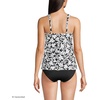 image:imageLands End Womens Flutter Tankini TopBlack Havana Floral