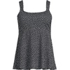 image:imageLands End Womens Flutter Tankini TopBlack Mini Dot