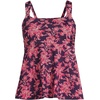image:imageLands End Womens Flutter Tankini TopBlackberryStrawberry Jacobean
