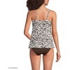 image:imageLands End Womens Flutter Tankini TopBrown Mini Tropic Leaves