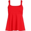image:imageLands End Womens Flutter Tankini TopDaylily Red