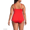 image:imageLands End Womens Flutter Tankini TopDaylily Red