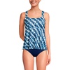 image:imageLands End Womens Flutter Tankini TopNavyWhite Bias Tie Dye