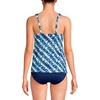 image:imageLands End Womens Flutter Tankini TopNavyWhite Bias Tie Dye