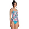 image:imageLands End Womens Flutter Tankini TopTurquoise Lily Palm
