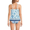 image:imageLands End Womens Flutter Tankini TopWhite Mosaic Floral Geo Border