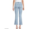 image:imageLands End Womens High Rise Denim Button Front Kick Flare Crop JeansArctic Indigo