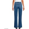image:imageLands End Womens High Rise Flare Jeans  Stretch Denim Five Pocket Zip Fly Belt Loops Flare Leg Everyday Petite and Plus SizesIndigo Tide Blue