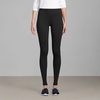 image:imageLands End Womens High Rise Serious Sweats FleeceLined Pocket LeggingsBlack