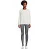 image:imageLands End Womens High Rise Serious Sweats FleeceLined Pocket LeggingsCharcoal Heather