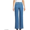 image:imageLands End Womens High Rise Soft Denim Pleated Wide Leg TrousersIndigo Tide Blue