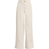 image:imageLands End Womens High Rise Soft Denim Pleated Wide Leg TrousersNatural