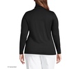 image:imageLands End Womens Jersey Knit Turtleneck  Cotton and Rayon Modal Blend Fitted SelfFabric Neck MidHip Length Layering Petite and Plus SizesBlack