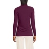 image:imageLands End Womens Jersey Knit Turtleneck  Cotton and Rayon Modal Blend Fitted SelfFabric Neck MidHip Length Layering Petite and Plus SizesVivid Plum