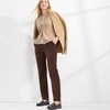 image:imageLands End Womens Knit Corduroy Pants  High Rise CottonRich Stretch Knit PullOn Casual Trousers Work Travel Lounge Petite and Plus SizesRich Coffee