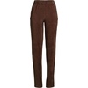 image:imageLands End Womens Knit Corduroy Pants  High Rise CottonRich Stretch Knit PullOn Casual Trousers Work Travel Lounge Petite and Plus SizesRich Coffee