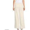 image:imageLands End Womens Lightweight Denim Mid Rise Pleated Slouchy JeansNatural