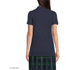 image:imageLands End Womens Mesh Cotton Short Sleeve Polo ShirtClassic Navy