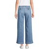 image:imageLands End Womens Mid Rise Denim Wide Leg Ankle JeansBeau Blue