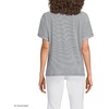 image:imageLands End Womens Oversized AmericanGrown Supima Cotton Short Sleeve Crew Neck TShirtDeep SeaIvory Micro Stripe