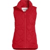 image:imageLands End Womens Quilted Puffer Vest  Recycled Insulation WaterResistant Shell Stand Collar Full Zip Layering Travel Petite and Plus SizesCompass Red