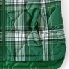 image:imageLands End Womens Quilted Puffer Vest  Recycled Insulation WaterResistant Shell Stand Collar Full Zip Layering Travel Petite and Plus SizesLight Emerald Plaid