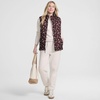 image:imageLands End Womens Quilted Puffer Vest  Recycled Insulation WaterResistant Shell Stand Collar Full Zip Layering Travel Petite and Plus SizesLush Burgundy Tossed Floral