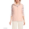image:imageLands End Womens Quilted Puffer Vest  Recycled Insulation WaterResistant Shell Stand Collar Full Zip Layering Travel Petite and Plus SizesSoft Mineral Blush