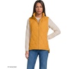 image:imageLands End Womens Quilted Puffer Vest  Recycled Insulation WaterResistant Shell Stand Collar Full Zip Layering Travel Petite and Plus SizesVintage Amber