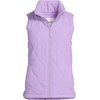 image:imageLands End Womens Quilted Puffer Vest  Recycled Insulation WaterResistant Shell Stand Collar Full Zip Layering Travel Petite and Plus SizesWhisper Lilac